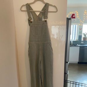 Billy Overall in Railroad Stripe Denim from Christy Dawn in size 26